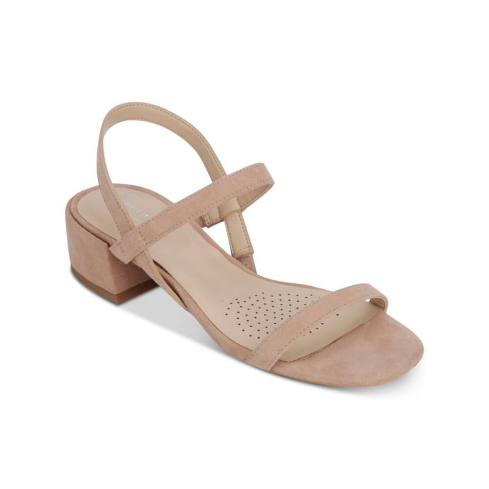 KENNETH COLE Womens Pink Maisie Low Simple Slip On Leather Slingback Sandal 9 M